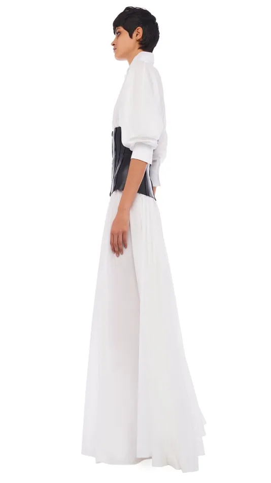 Norma Kamali Dresses SUPER OS BF NK SHIRT GOWN Snow White 8211 Clothing
