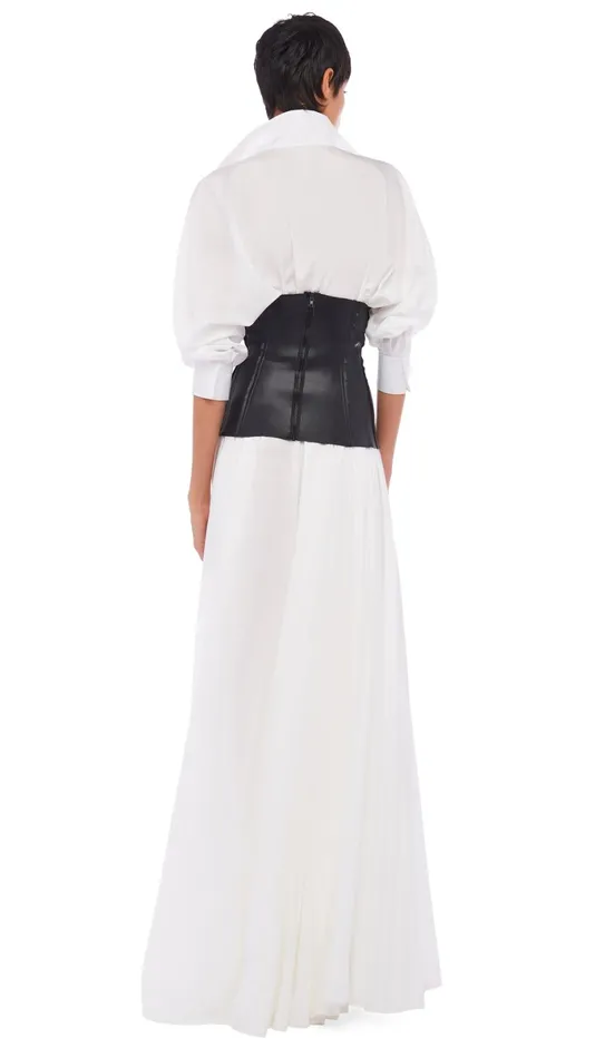 Norma Kamali Dresses SUPER OS BF NK SHIRT GOWN Snow White 8211 Clothing
