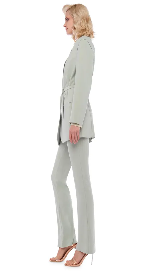 Norma Kamali Jackets OVERSIZED SB JACKET Dried Sage 8211 Clothing