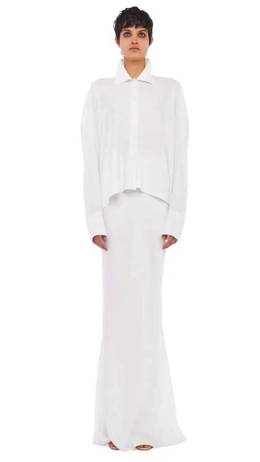 Norma Kamali Tops 1986 SHIRT Snow White 8211 Clothing