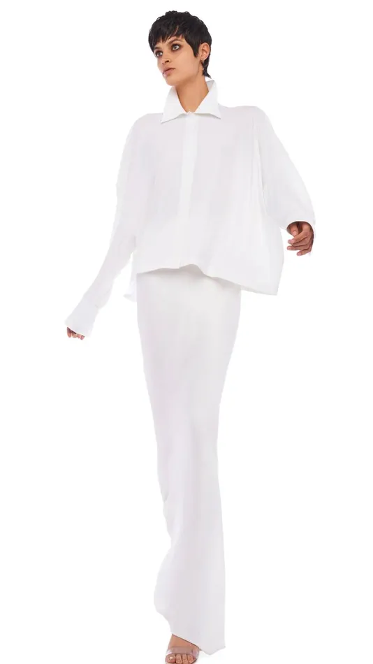 Norma Kamali Tops 1986 SHIRT Snow White 8211 Clothing