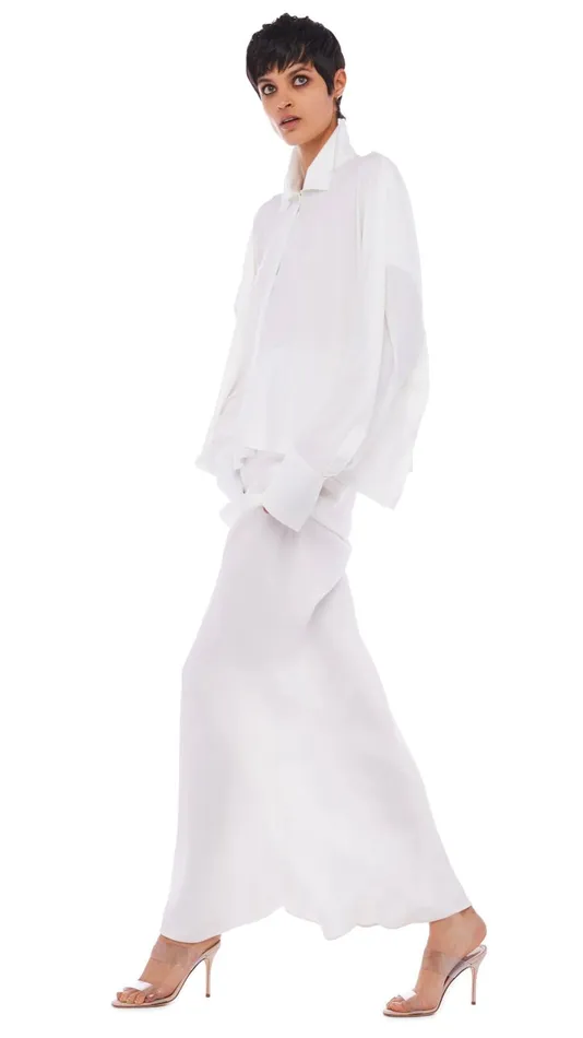 Norma Kamali Tops 1986 SHIRT Snow White 8211 Clothing