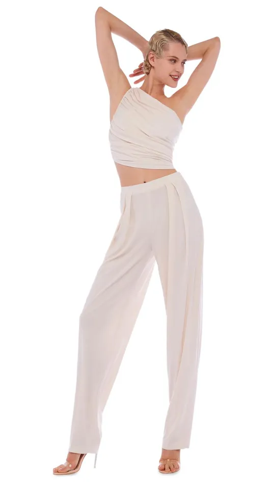 Norma Kamali Tops DIANA BRA Bone 8211 Clothing