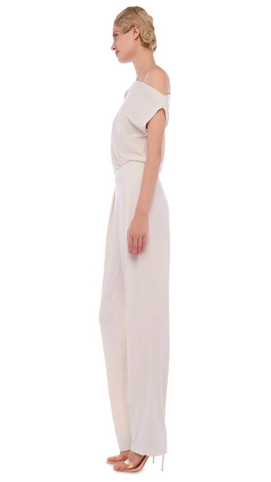 Norma Kamali Tops DROP SHOULDER TOP Bone 8211 Clothing