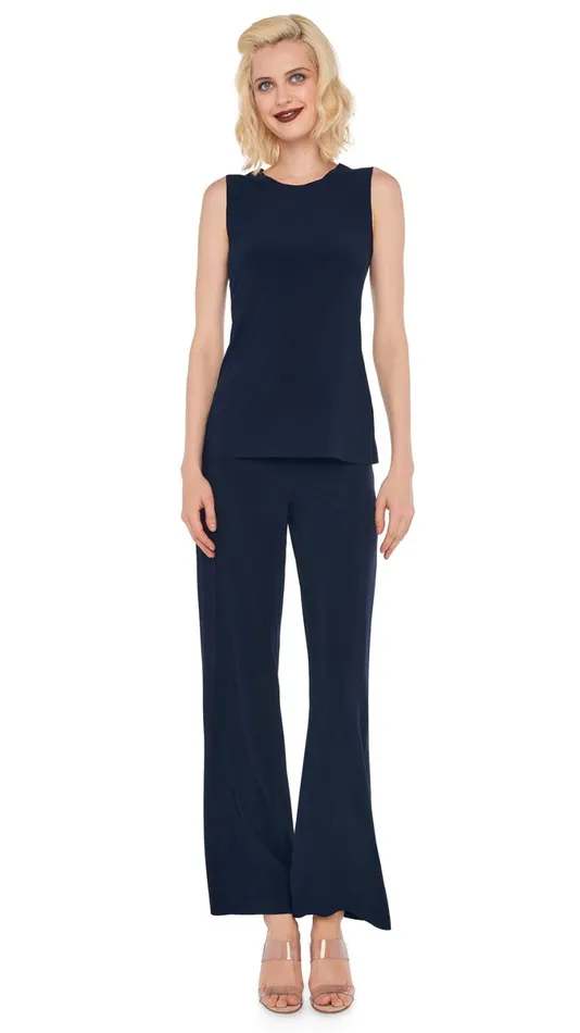 Norma Kamali Tops SLEEVELESS SWING TOP Midnight 8211 Clothing