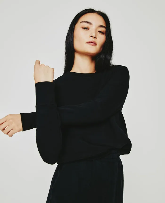 Nova Crew True Black Women AG Jeans Sweatshirts