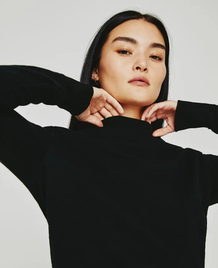 Nova Crew True Black Women AG Jeans Sweatshirts Nova Crew True Black Women AG Jeans Sweatshirts