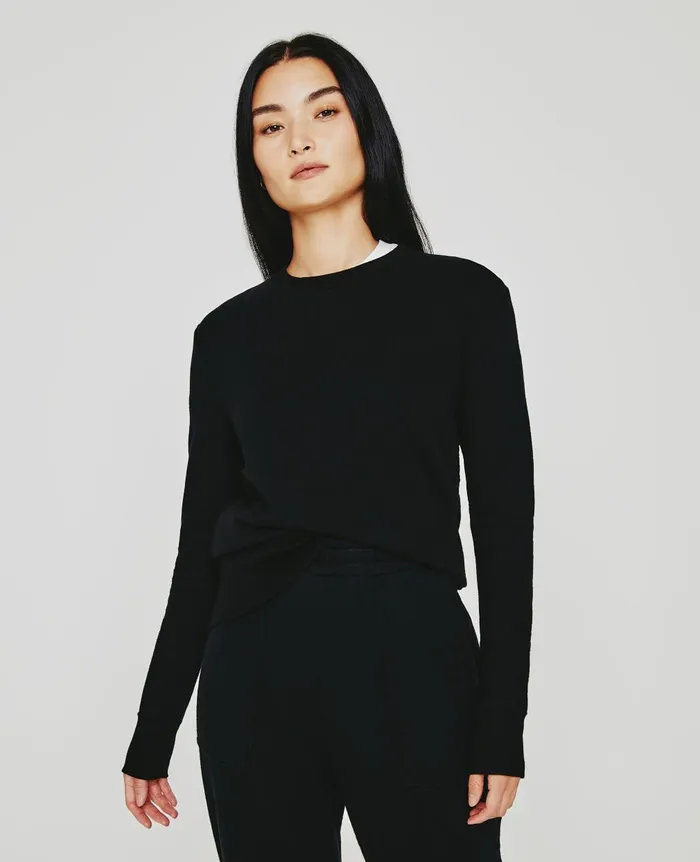 Nova Crew True Black Women AG Jeans Sweatshirts Nova Crew True Black Women AG Jeans Sweatshirts