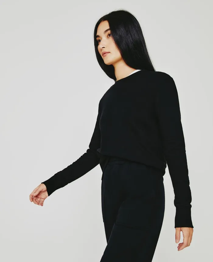 Nova Crew True Black Women AG Jeans Sweatshirts Nova Crew True Black Women AG Jeans Sweatshirts