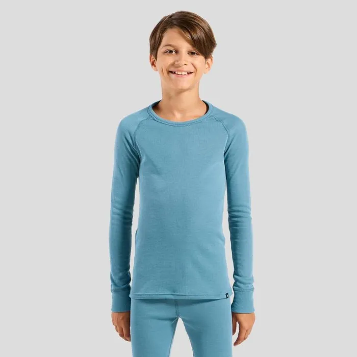 Odlo Base Layers The Active Warm 039 Base Layer Top Provincial Blue 8211 Kids Odlo Base Layers The Active Warm 039 Base Layer Top Provincial Blue 8211 Kids