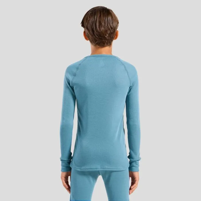 Odlo Base Layers The Active Warm 039 Base Layer Top Provincial Blue 8211 Kids