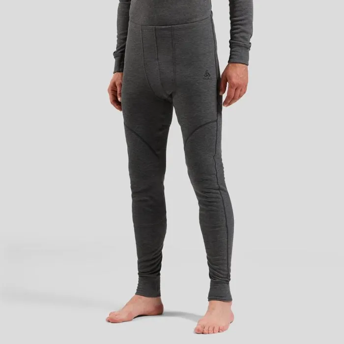 Odlo Base Layers The Active XWarm Base Layer Bottoms Odlo Steel Grey Melange 8211 Men