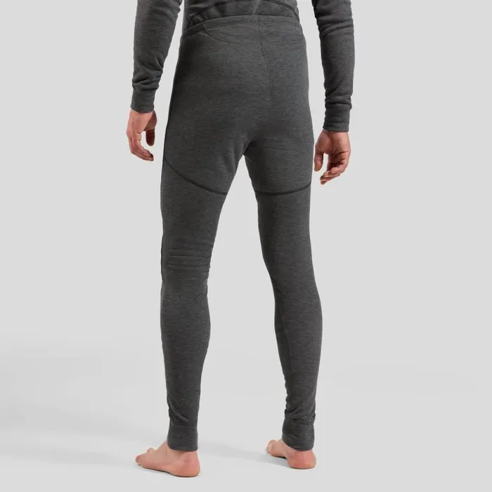 Odlo Base Layers The Active XWarm Base Layer Bottoms Odlo Steel Grey Melange 8211 Men