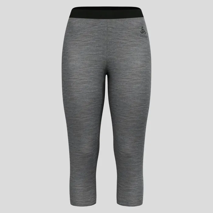 Odlo Base Layers The Natural Merino 200 Base Layer 34 Bottoms Odlo Steel Grey Melange 8211 Women