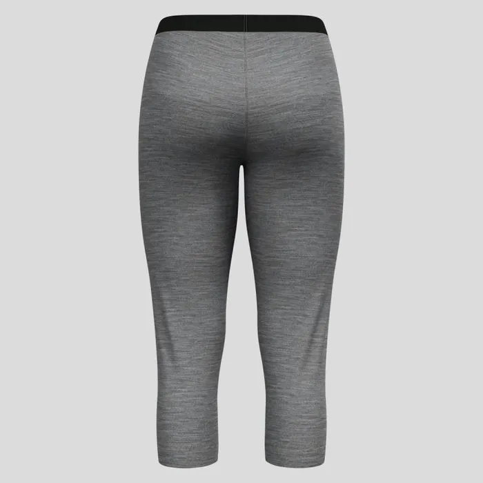 Odlo Base Layers The Natural Merino 200 Base Layer 34 Bottoms Odlo Steel Grey Melange 8211 Women