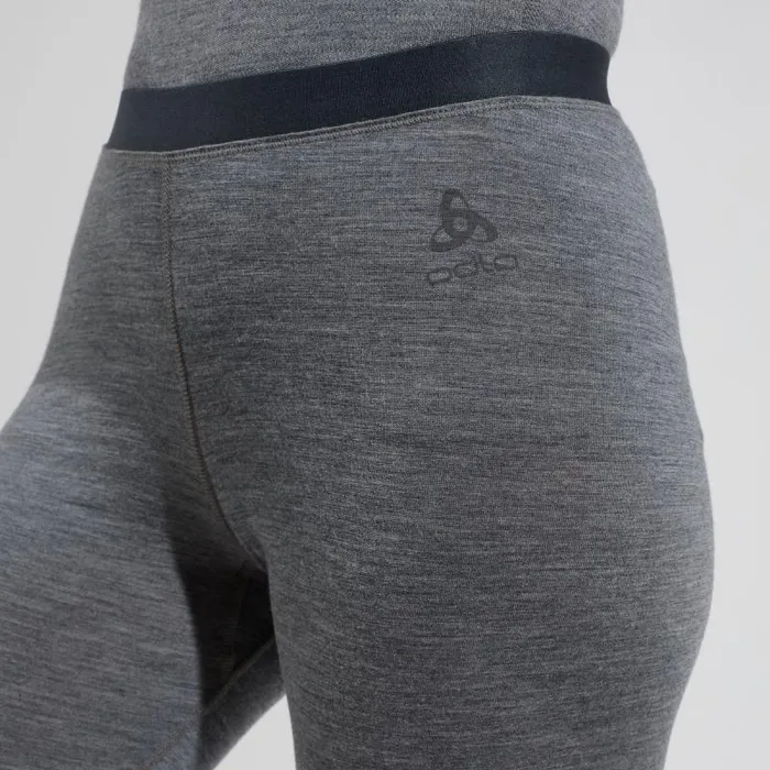 Odlo Base Layers The Natural Merino 200 Base Layer 34 Bottoms Odlo Steel Grey Melange 8211 Women