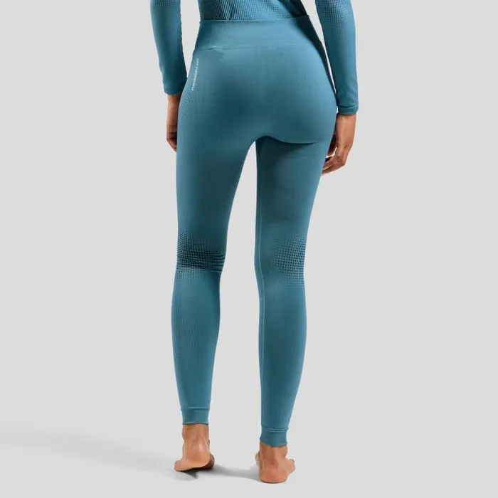 Odlo Base Layers The Performance Warm Base Layer Bottoms Provincial Blue 8211 Women