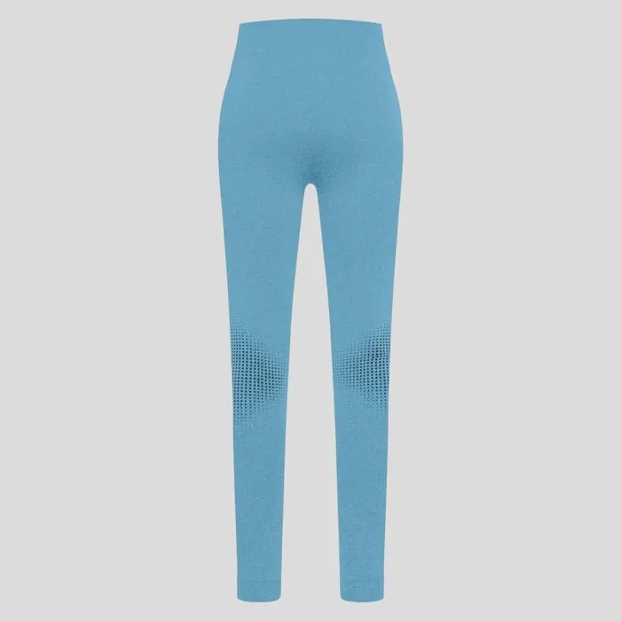 Odlo Base Layers The Performance Warm Base Layer Bottoms Provincial Blue 8211 Women