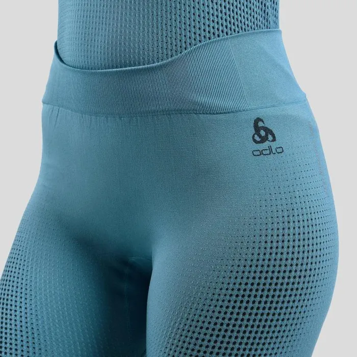 Odlo Base Layers The Performance Warm Base Layer Bottoms Provincial Blue 8211 Women