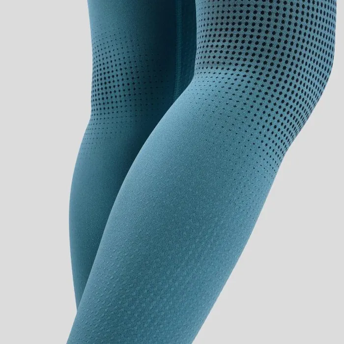 Odlo Base Layers The Performance Warm Base Layer Bottoms Provincial Blue 8211 Women