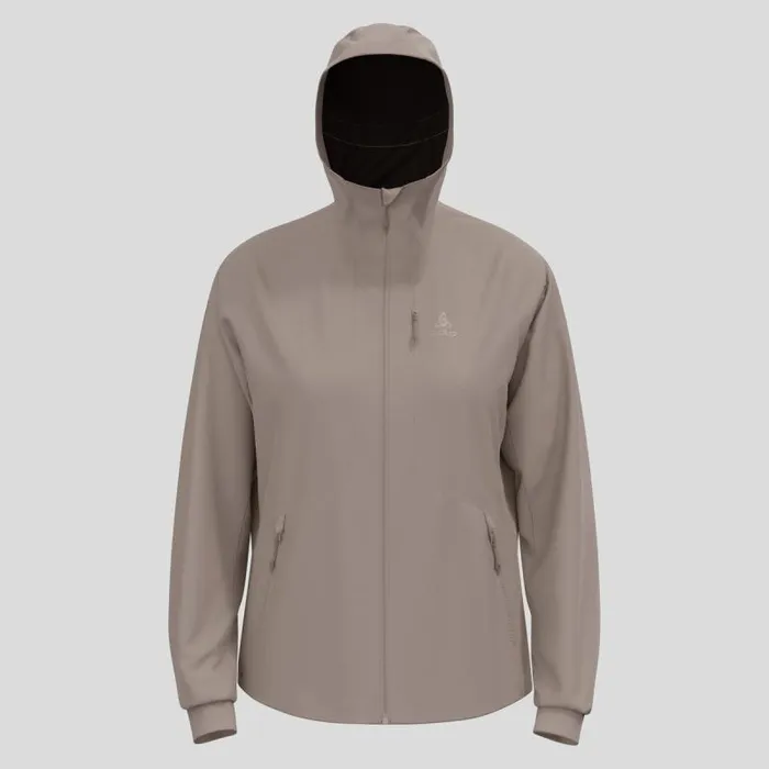 Odlo Crosscountry Skiing The Zeroweight XWarm Windproof CrossCountry Jacket Cinder 8211 Women