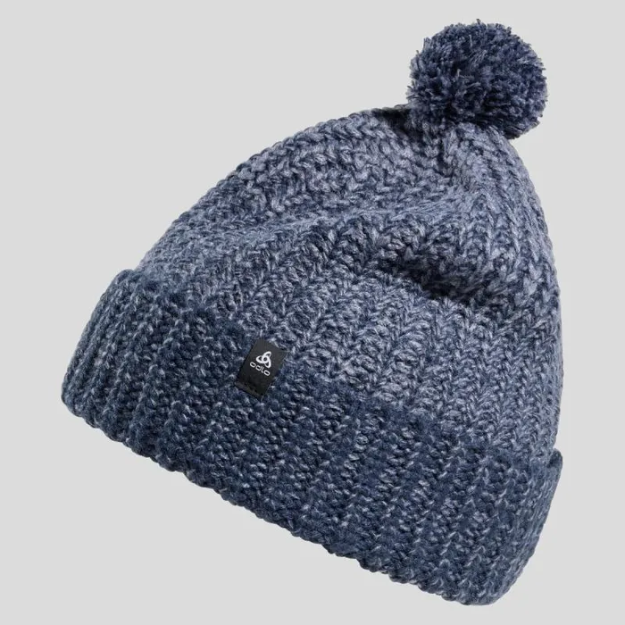 Odlo Headwear and Gloves The Heavy Knit Winter Hat India Ink 8211 Folkstone Gray 8211 WomenMen