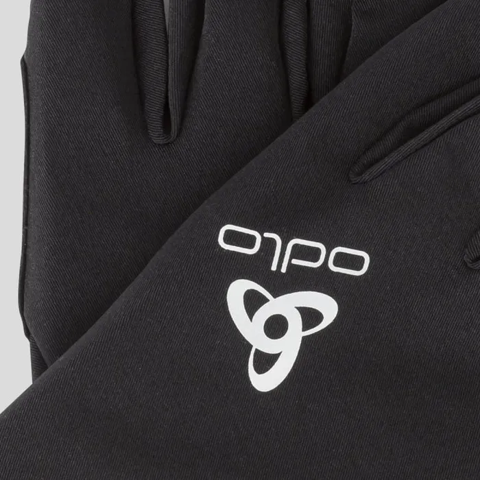 Odlo Headwear and Gloves The Waterproof Light Gloves Black 8211 WomenMen