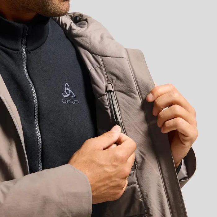 Odlo Jackets and Vests The Ascent SThermic Waterproof Jacket Cinder 8211 Men