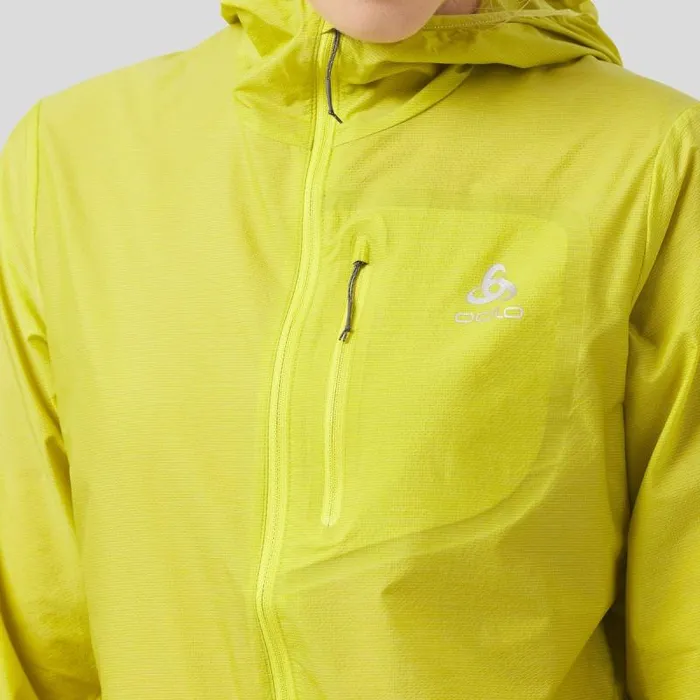 Odlo Jackets and Vests The Fli Windproof Dwr Jacket Citronelle 8211 Women
