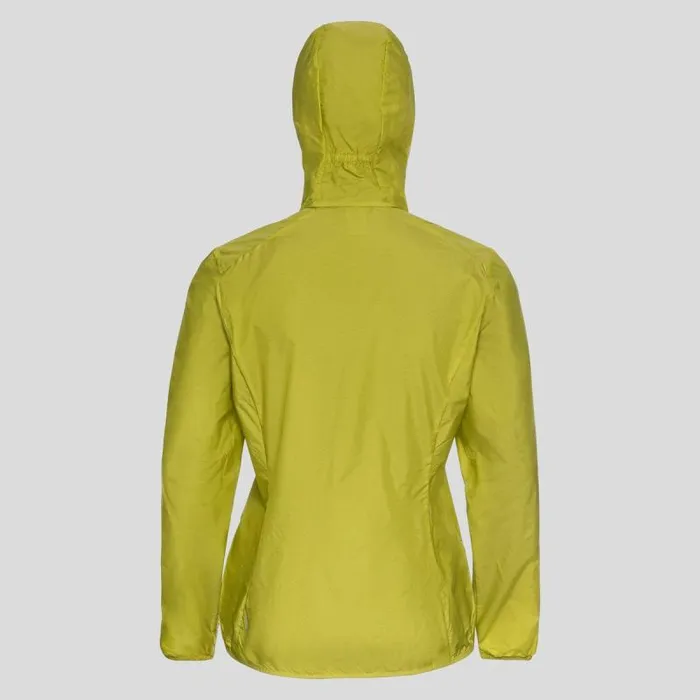 Odlo Jackets and Vests The Fli Windproof Dwr Jacket Citronelle 8211 Women