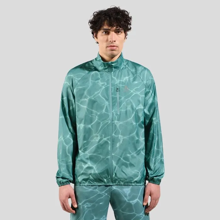 Odlo Jackets and Vests The Pow Zeroweight Running Jacket Arctic 8211 Men
