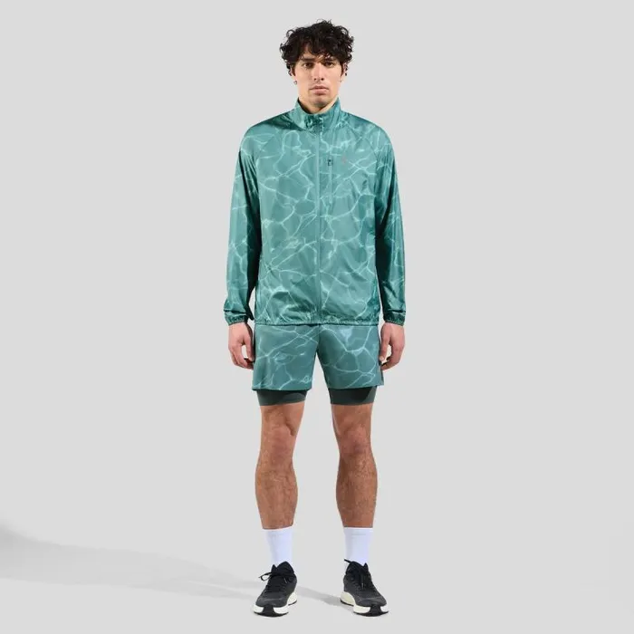 Odlo Jackets and Vests The Pow Zeroweight Running Jacket Arctic 8211 Men
