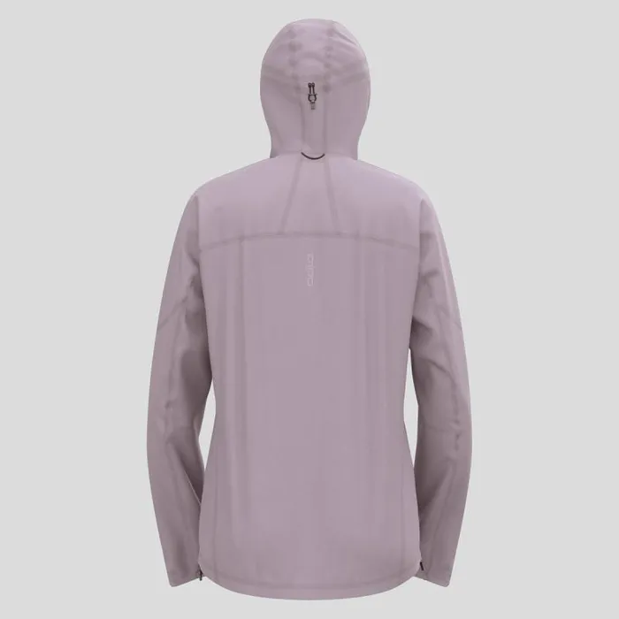 Odlo Jackets and Vests The XAlp Performance Knit Waterproof Running Jacket Gray Ridge 8211 Women