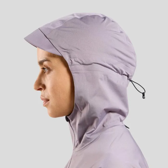 Odlo Jackets and Vests The XAlp Performance Knit Waterproof Running Jacket Gray Ridge 8211 Women