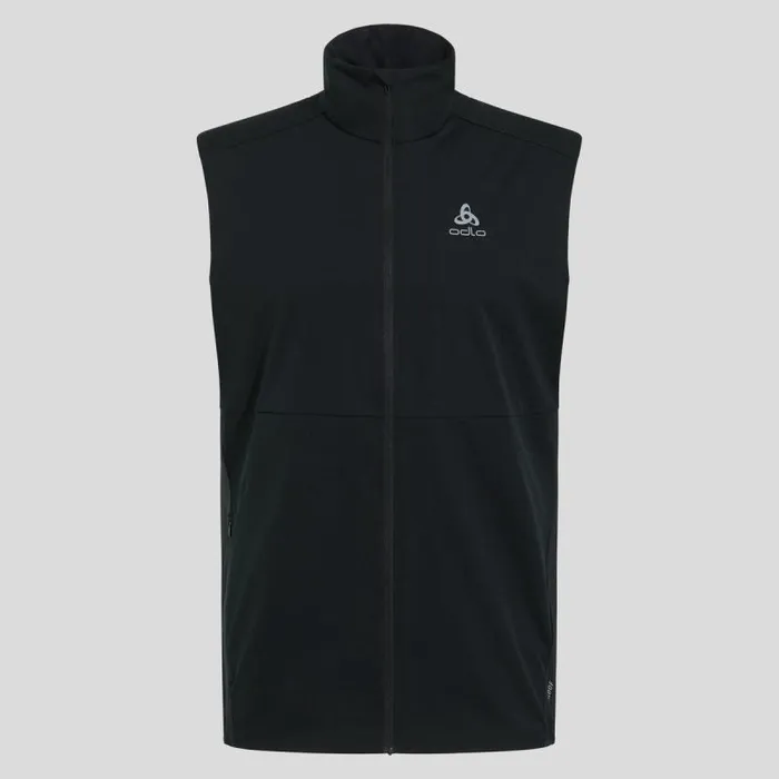 Odlo Jackets and Vests The Zeroweight Warm Running Vest Black 8211 Men