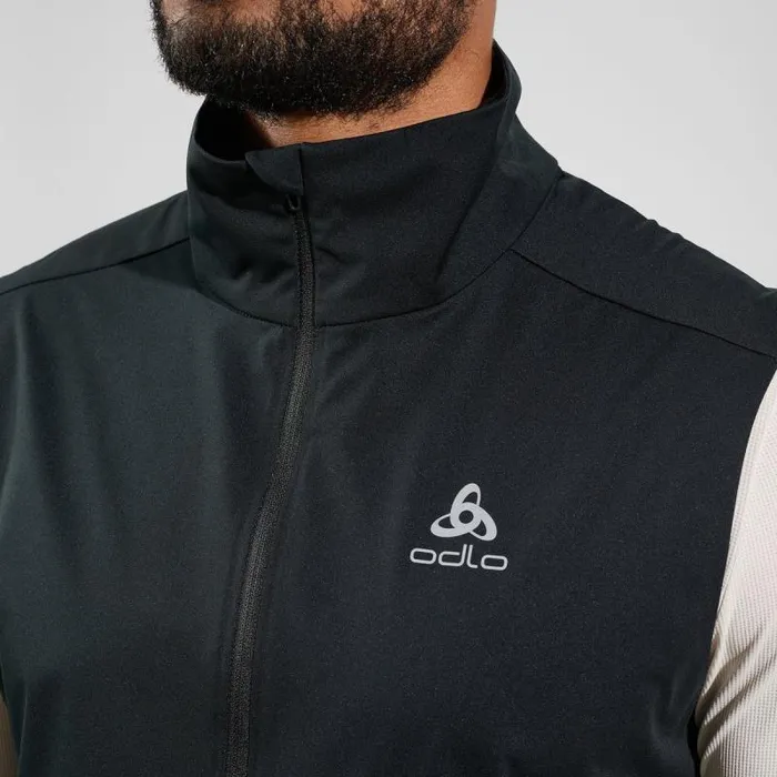 Odlo Jackets and Vests The Zeroweight Warm Running Vest Black 8211 Men