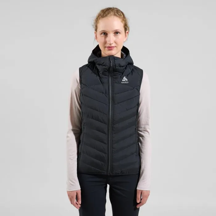 Odlo Mid Layers and Longsleeves The Air Cocoon Vest Black Melange 8211 Women