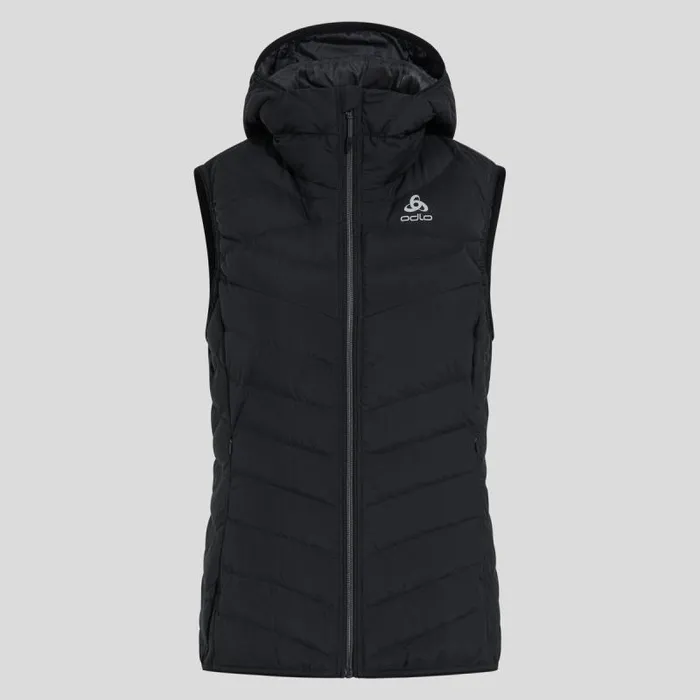 Odlo Mid Layers and Longsleeves The Air Cocoon Vest Black Melange 8211 Women
