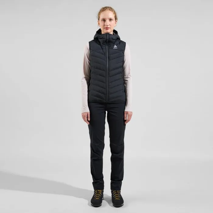 Odlo Mid Layers and Longsleeves The Air Cocoon Vest Black Melange 8211 Women