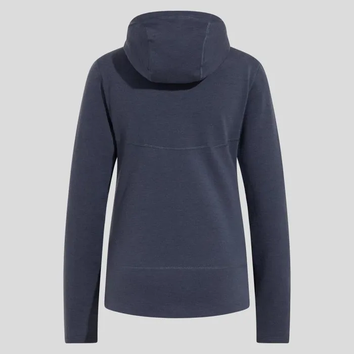 Odlo Mid Layers and Longsleeves The Ascent Performance Wool XWarm Hoody India Ink 8211 Women