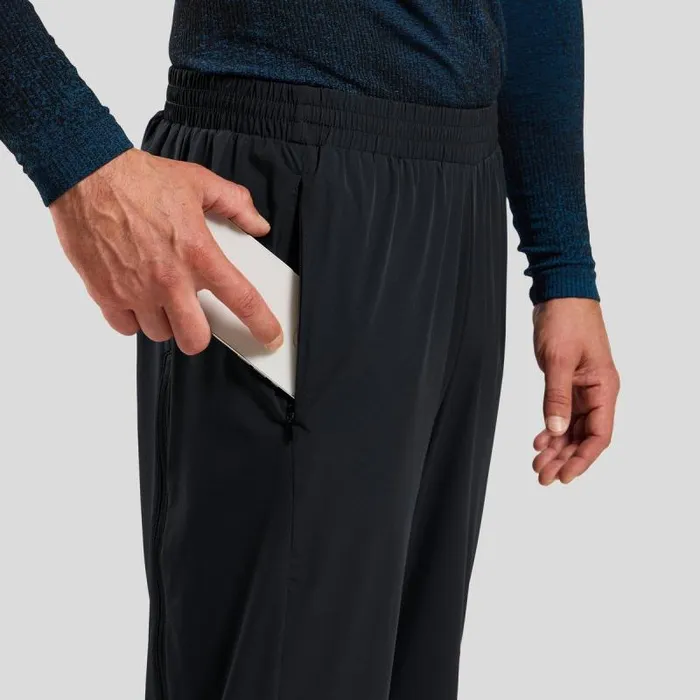 Odlo Pants and Tights The Windbreaker CrossCountry Pants Black 8211 Men
