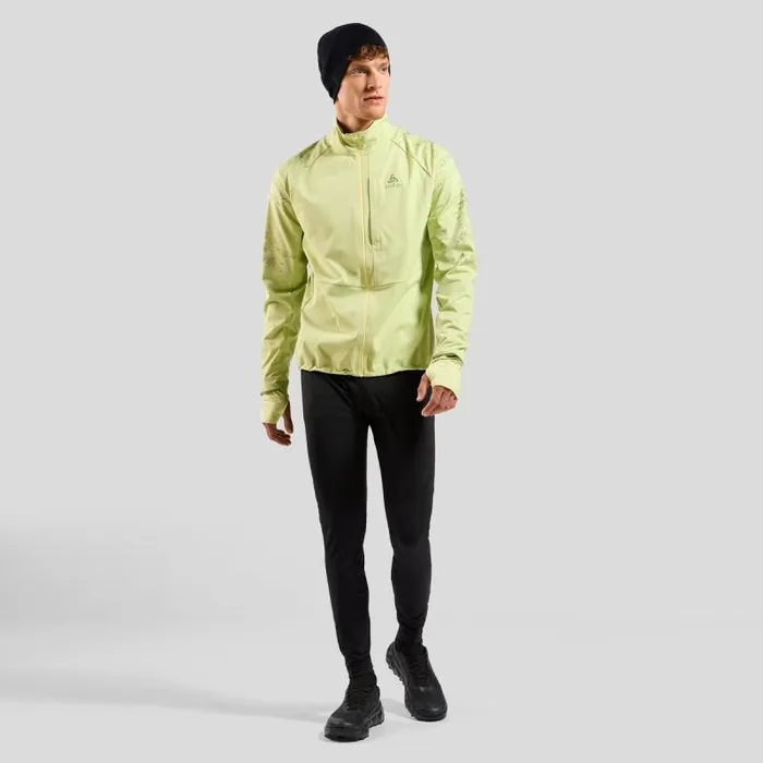 Odlo Pants and Tights The Zeroweight Warm Reflective Running Tights 20 Black 8211 Men