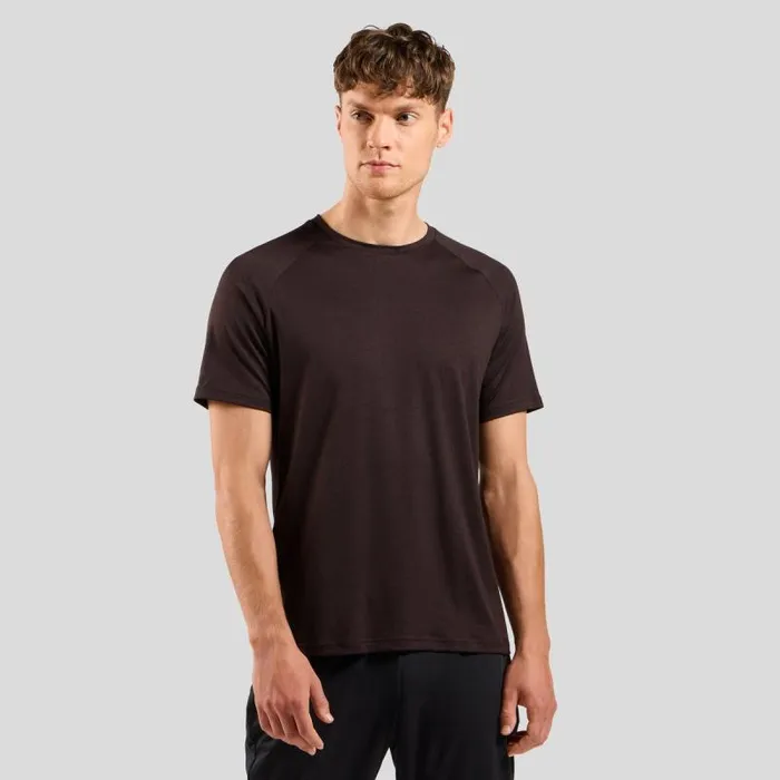 Odlo Tshirts and Polos The Active 365 TShirt Fudge Melange 8211 Men