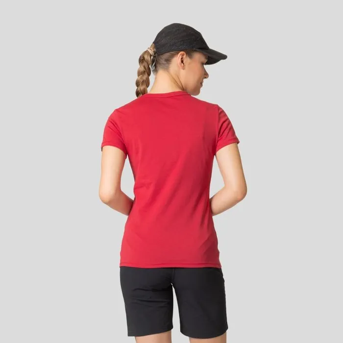 Odlo Tshirts and Polos The Kumano Valley TShirt American Beauty 8211 Women