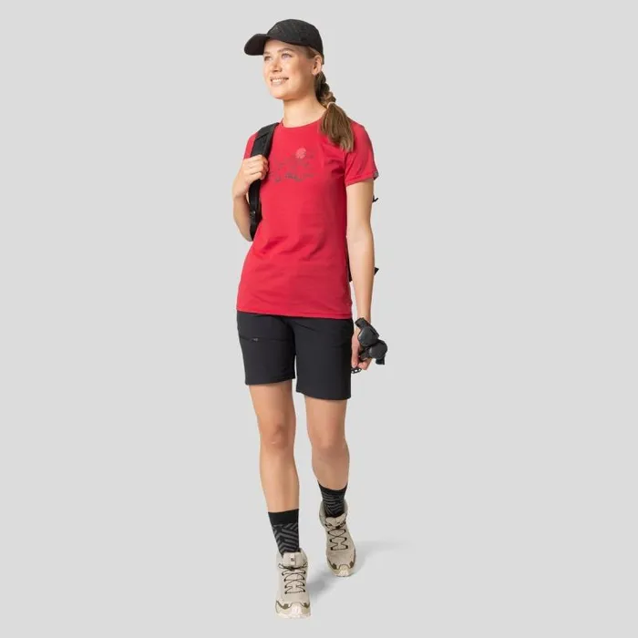 Odlo Tshirts and Polos The Kumano Valley TShirt American Beauty 8211 Women