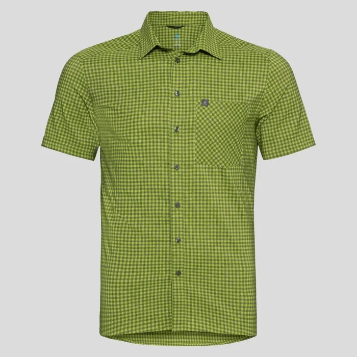 Odlo Tshirts and Polos The Nikko Short Sleeve Shirt Macaw Green 8211 Climbing Ivy 8211 Men