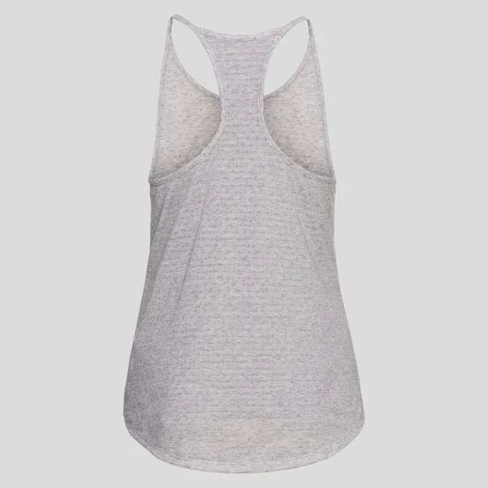 Odlo Tshirts and Polos The Run Easy Linencool Tank Stone Grey Melange 8211 Women