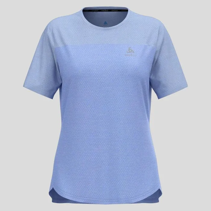 Odlo Tshirts and Polos The XAlp Linencool Mtb Tee Persian Jewel 8211 Blue Heron 8211 Women