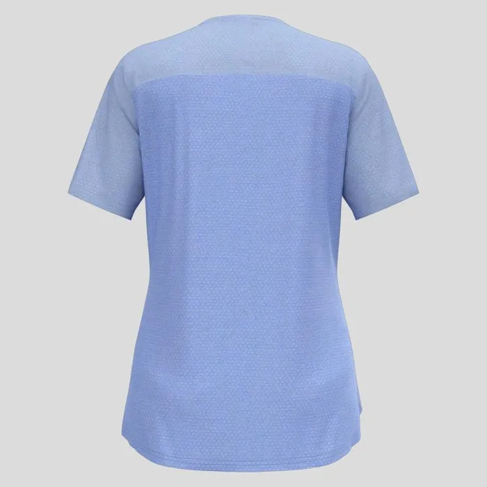 Odlo Tshirts and Polos The XAlp Linencool Mtb Tee Persian Jewel 8211 Blue Heron 8211 Women