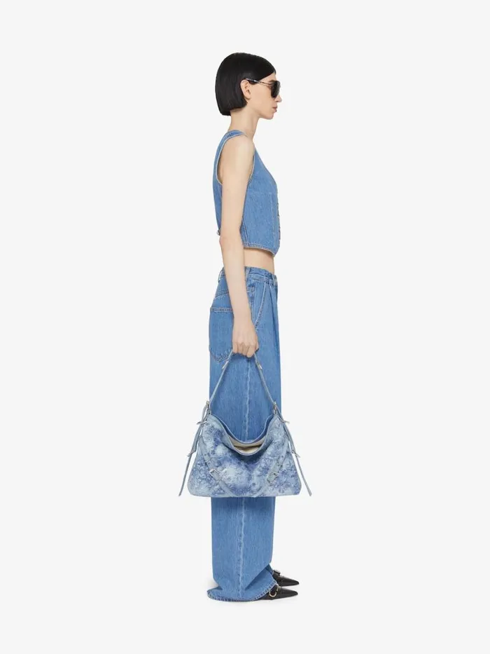 Oversized Jeans In Denim Deep Blue Women Givenchy Pants and Shorts